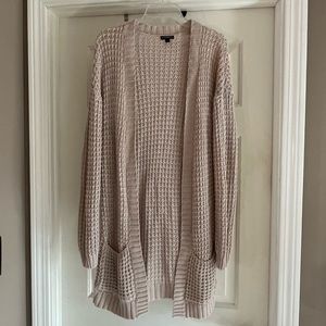 Express open front cardigan
